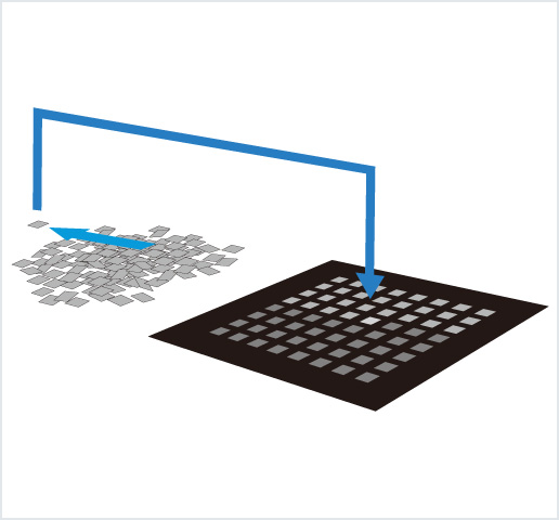 ［Image］Tray setter： 小尺寸单片用托盘排列机